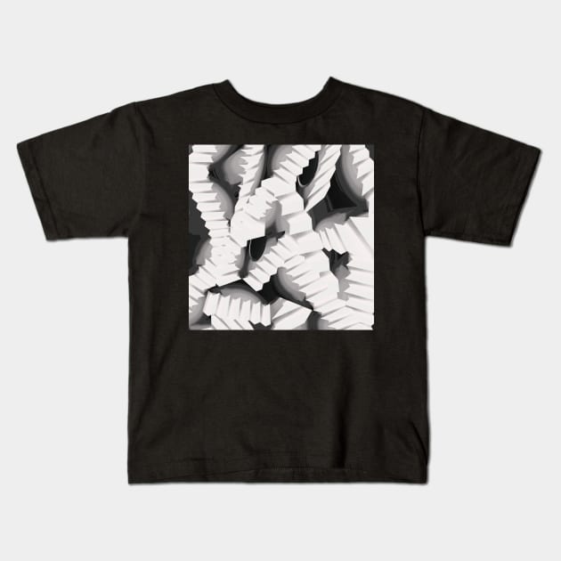 Liminal Stairs White Kids T-Shirt by IgorAndMore